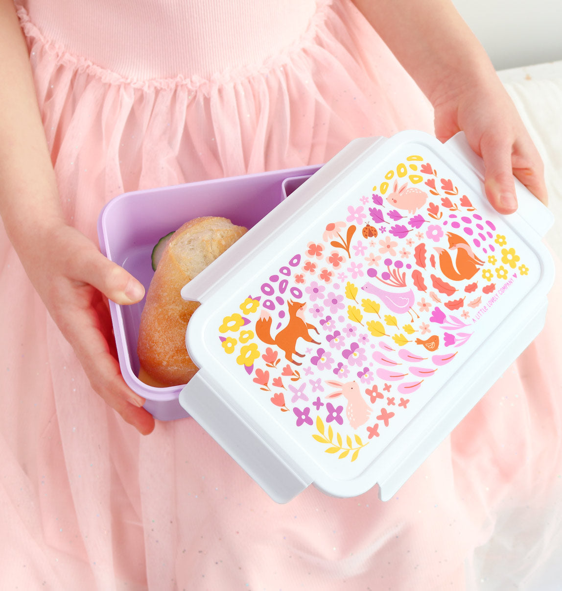 Bento lunch box: Flower garden 