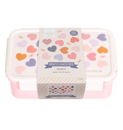 Bento lunch box: Hearts