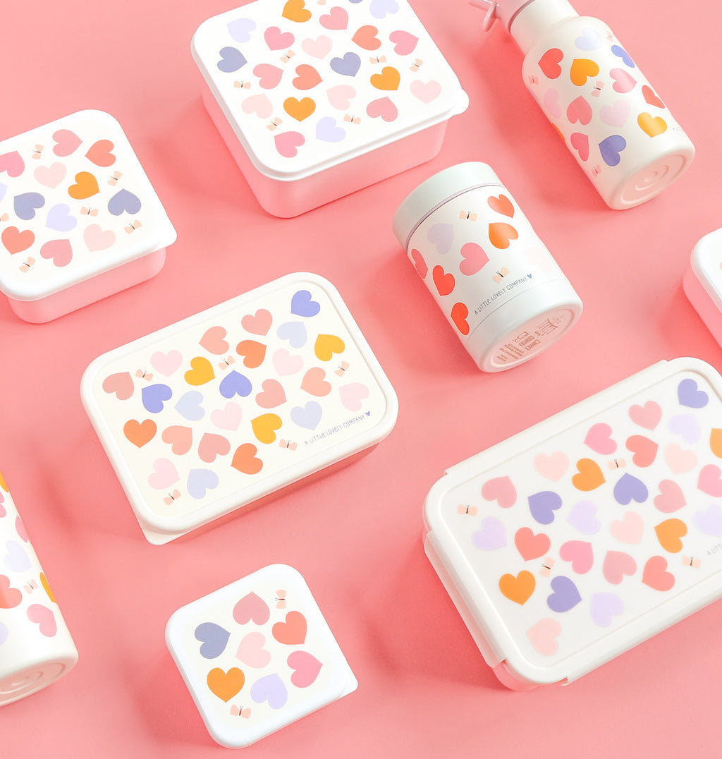 Bento lunch box: Hearts