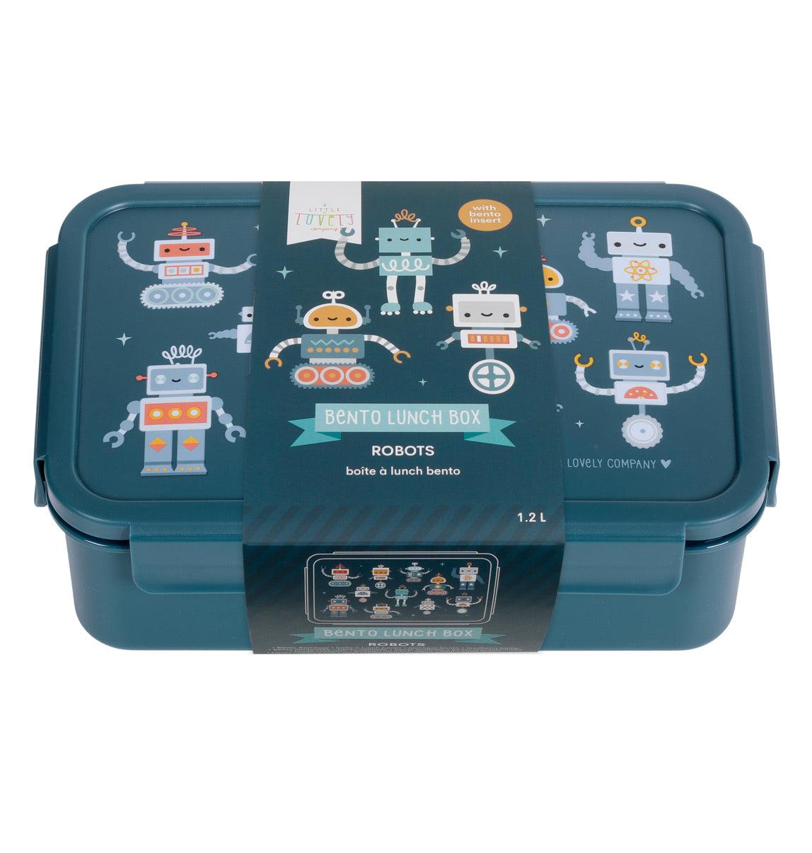 Bento lunch box: Robots