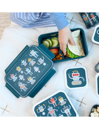 Bento lunch box: Robots