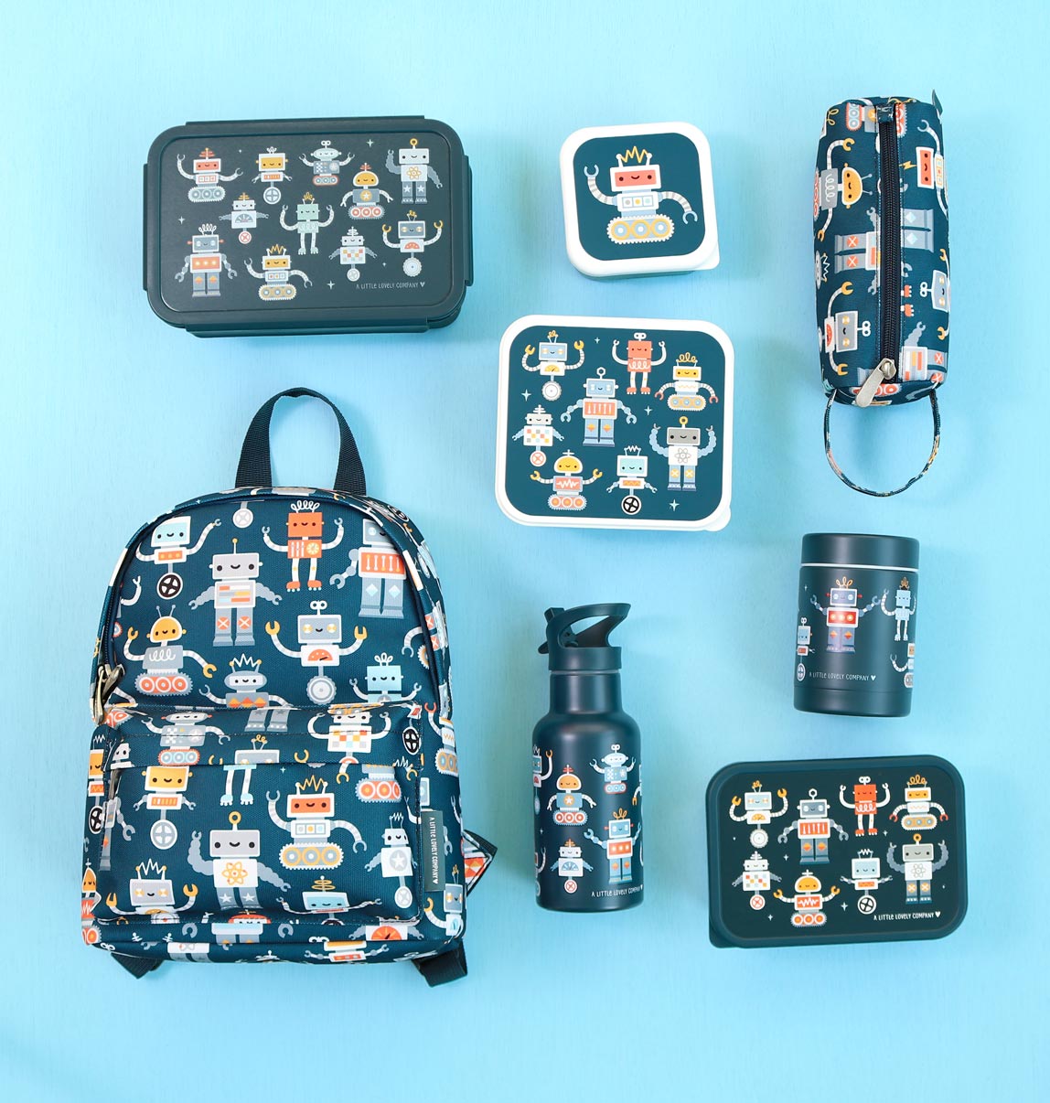 Bento lunch box: Robots