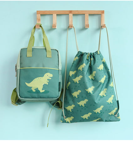 Little square backpack: Dinosaur