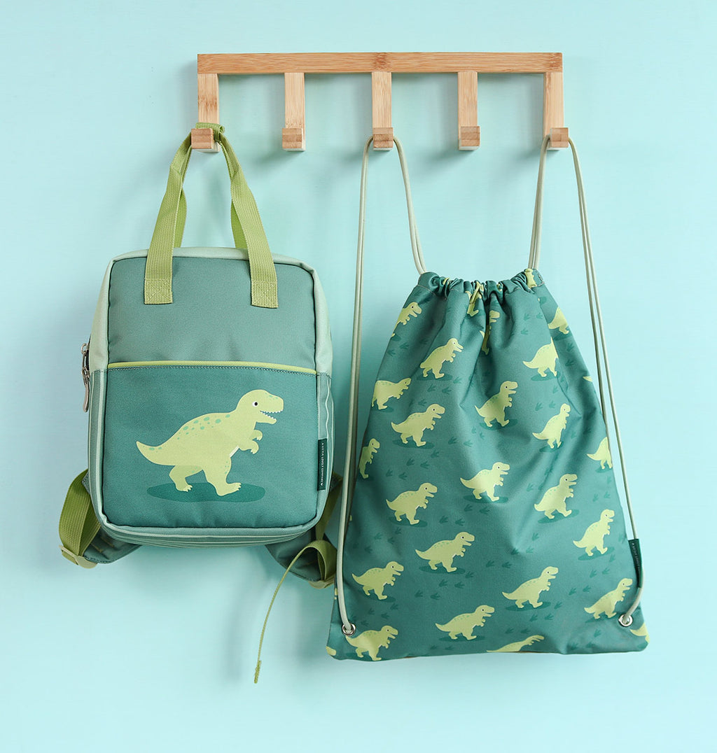 Little square backpack: Dinosaur