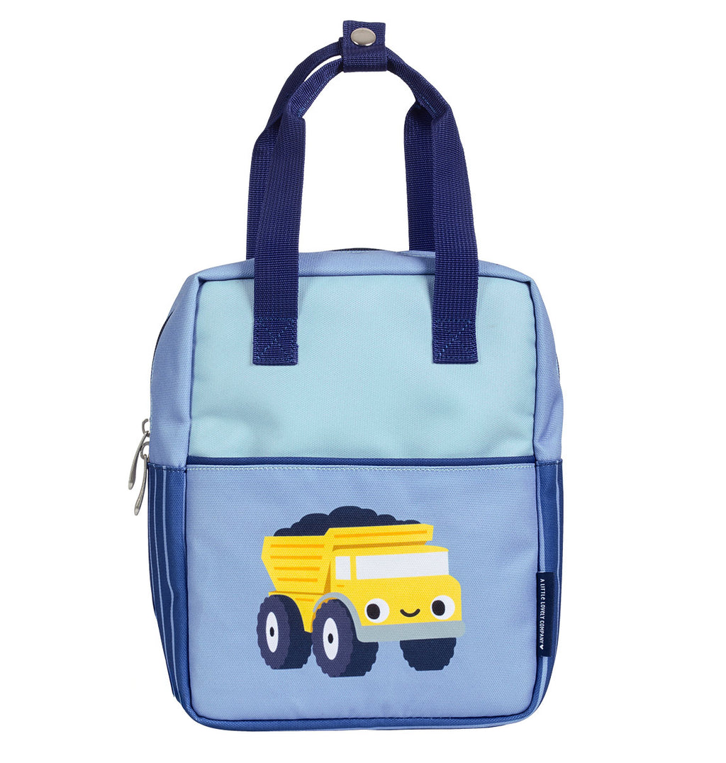 Little square backpack: Dumptruck