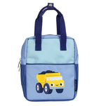 Little square backpack: Dumptruck