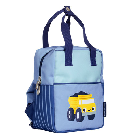 Little square backpack: Dumptruck