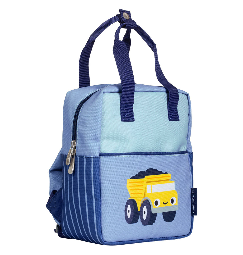 Little square backpack: Dumptruck