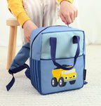 Little square backpack: Dumptruck