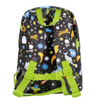 achterkant van zwart rugzakje uit de Galaxy collectie