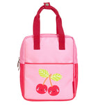 Little square backpack: Happy cherries