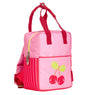 Little square backpack: Happy cherries