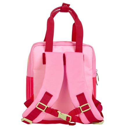 Little square backpack: Happy cherries