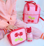 Little square backpack: Happy cherries