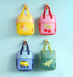 Little square backpack: Happy cherries
