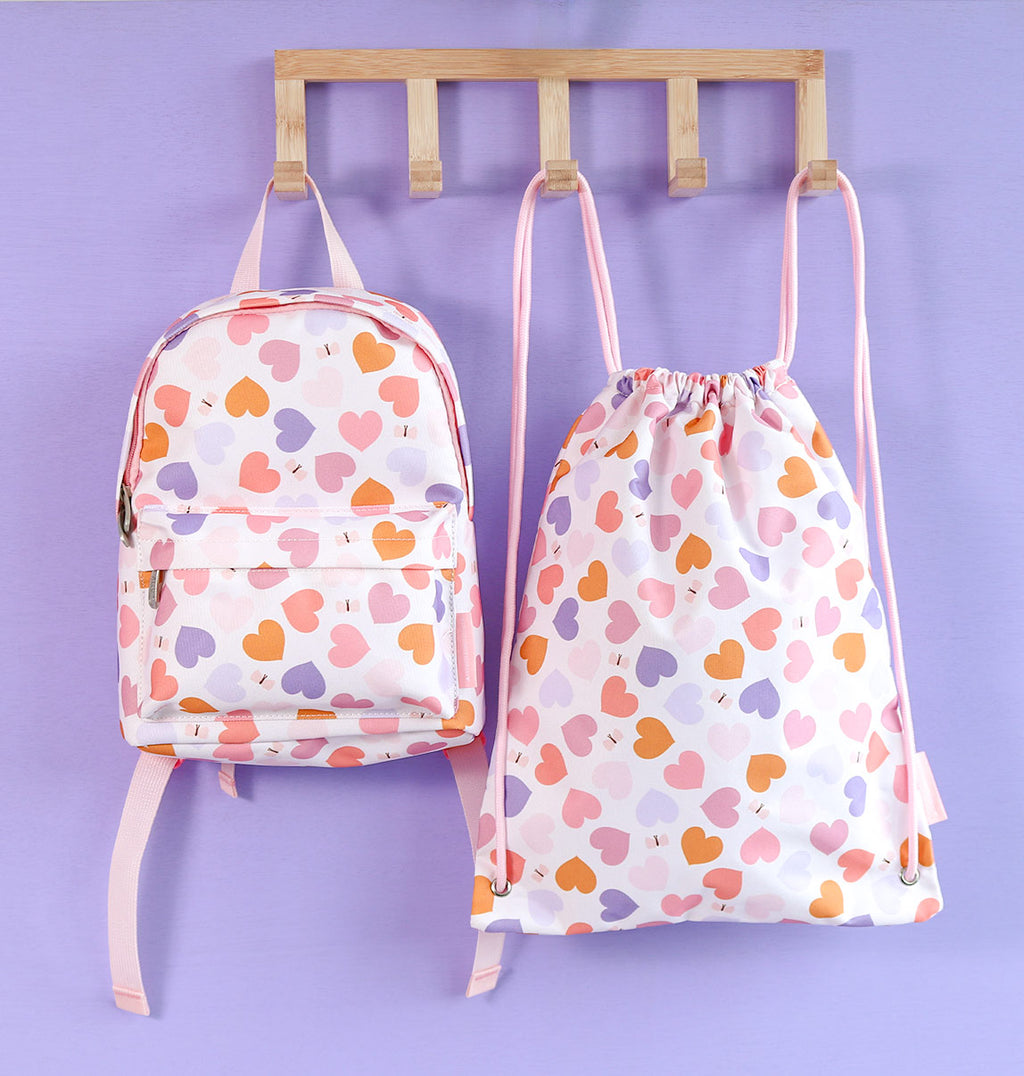 Little backpack: Hearts