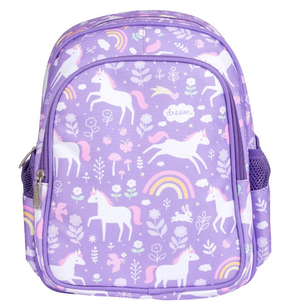 Purple Backpack with Unicorn dreams for Kids