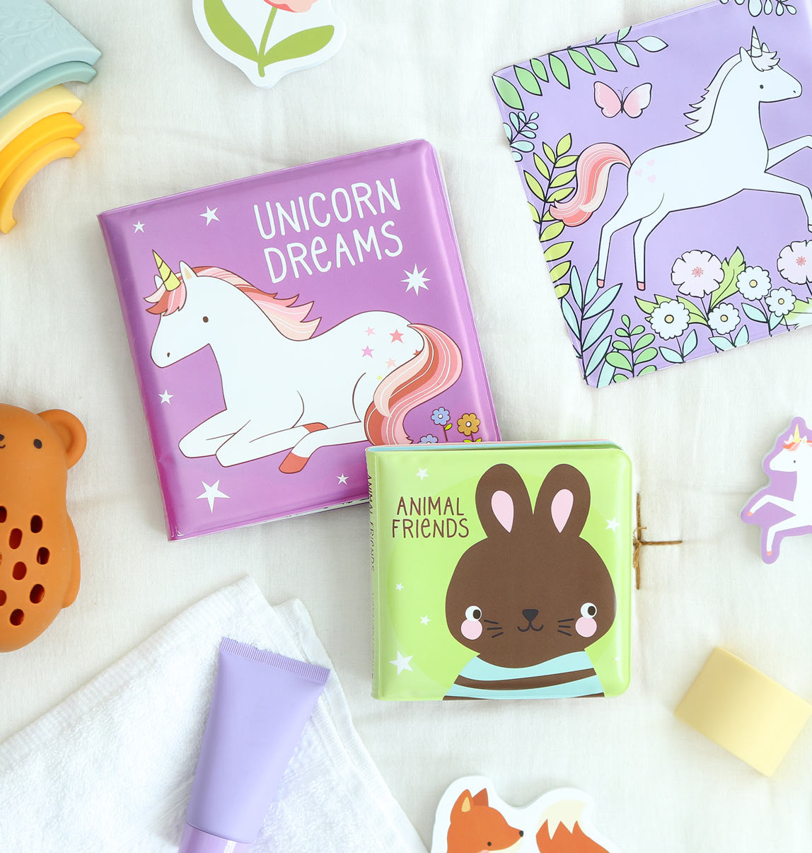 Bath book: Animal friends
