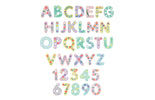 Foam bath letters: Flowers