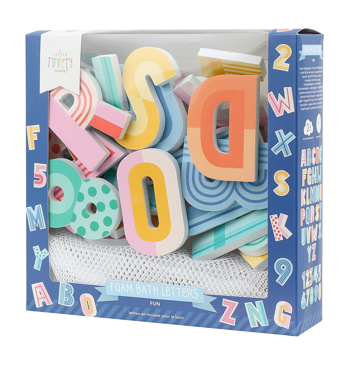 Foam bath letters: Fun
