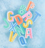 Foam bath letters: Fun