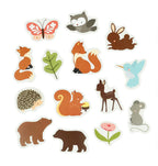 overzicht foto van de dieren in baspeelgoed setje van a little lovely company