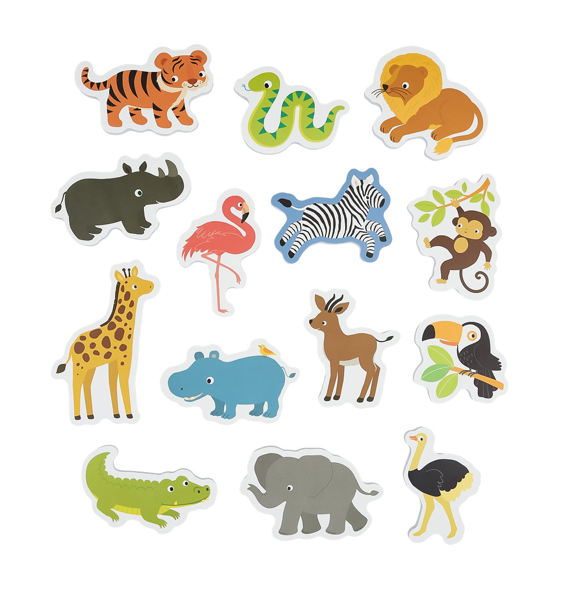 Foam bath toys: Safari