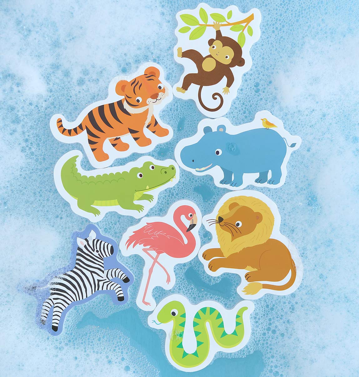 Foam bath toys: Safari