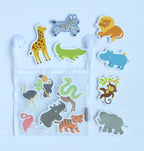 Foam bath toys: Safari