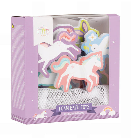 Foam bath toys: Unicorn Dreams