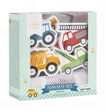 Foam bath toys: Vehicles