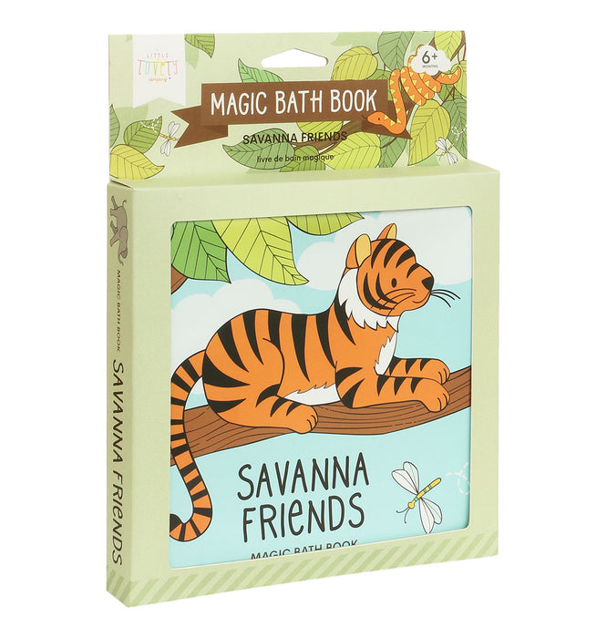 Magic bath book: Savanne friends