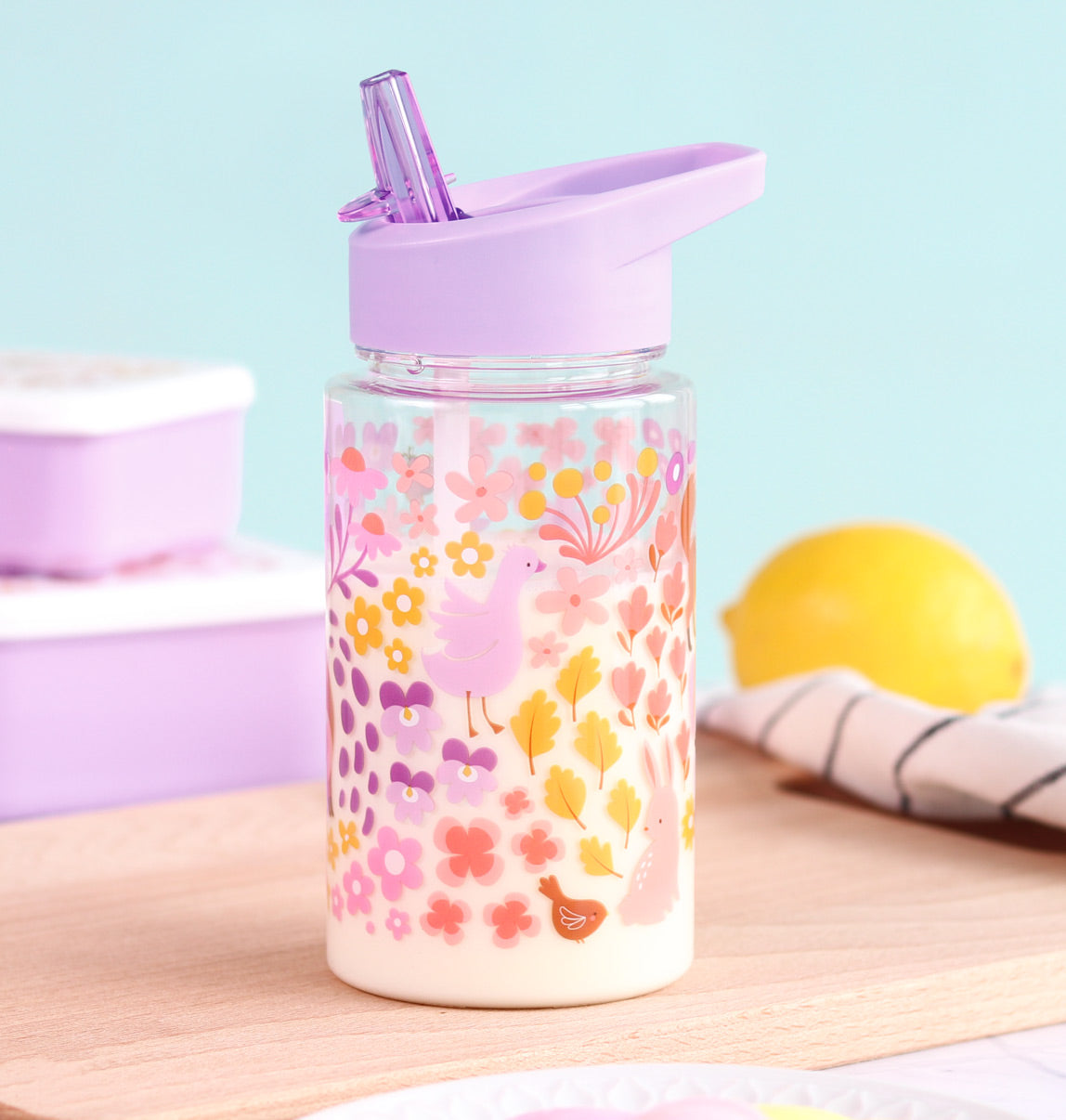 Drink bottle: Flower garden 