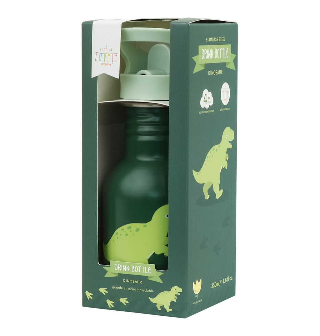 Little stainless steel drink bottle: Dinosaur