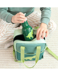 Little stainless steel drink bottle: Dinosaur