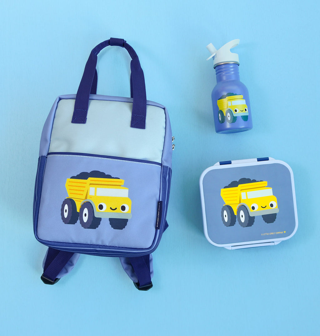 Little stainless steel drink bottle: Dumptruck
