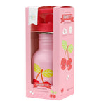 Little stainless steel drink bottle: Happy cherries