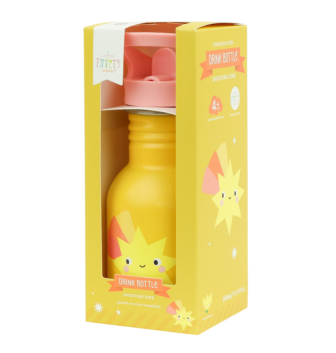 Little stainless steel drink bottle: Shooting star