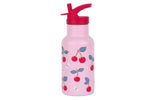 Stainless steel drink bottle: Cherries