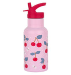 Stainless steel drink bottle: Cherries