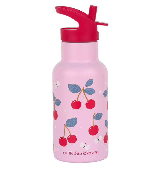 Stainless steel drink bottle: Cherries