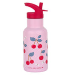 Stainless steel drink bottle: Cherries