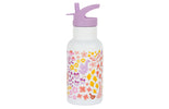 Stainless steel drink bottle: Flower garden 