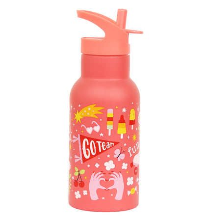 Stainless steel drink bottle: Fun