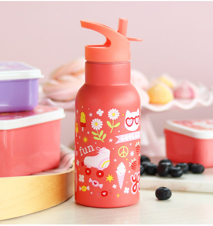 Stainless steel drink bottle: Fun