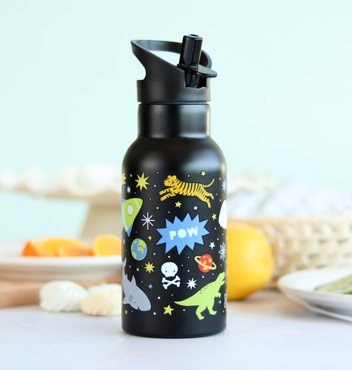 Stainless steel drink bottle: Galaxy