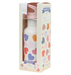 Stainless steel drink bottle: Hearts
