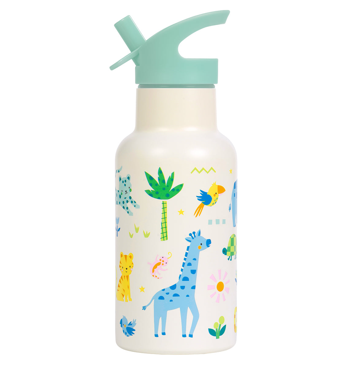 Stainless steel drink bottle: Jungle