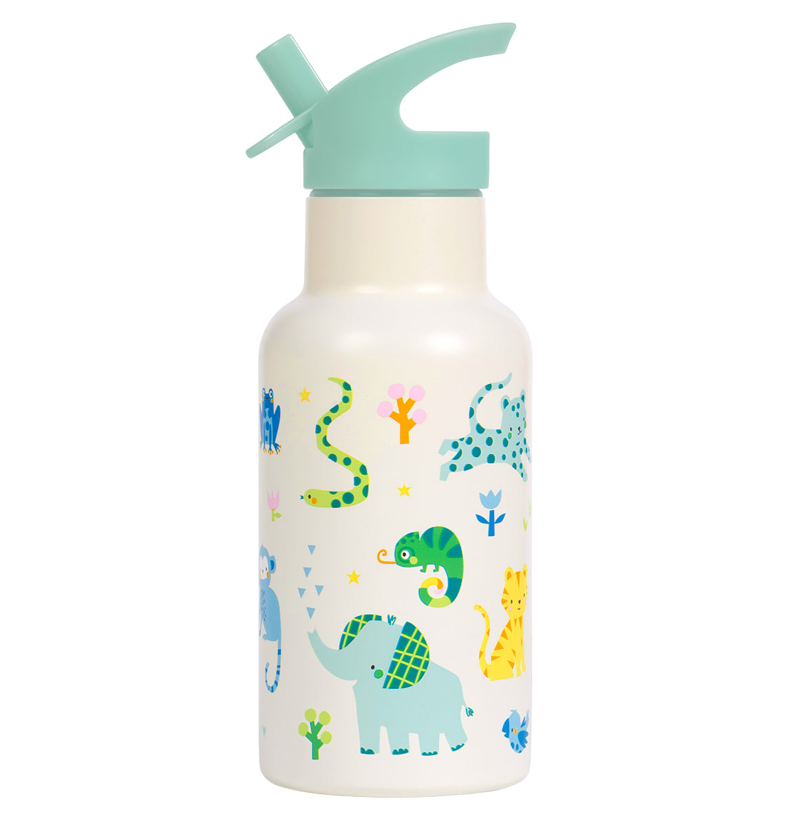 Stainless steel drink bottle: Jungle