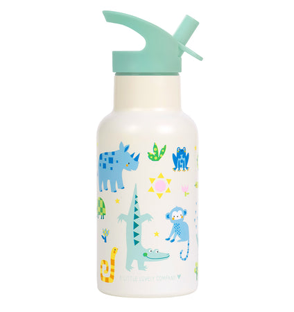 Stainless steel drink bottle: Jungle